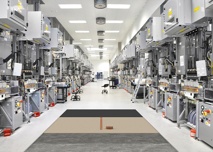 ESD floor coating High Tech Fabrication