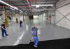 ESD floor coating Industrial hall