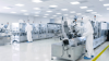 Sterile High Precision Manufacturing Laboratory where Scientists in Protective Coverall's Sterile High Precision Manufacturing Laboratory where Scientists in Protective Coverall's