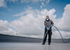 Flat roof shooting Edeka Velbert