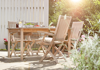 Wooden garden furniture