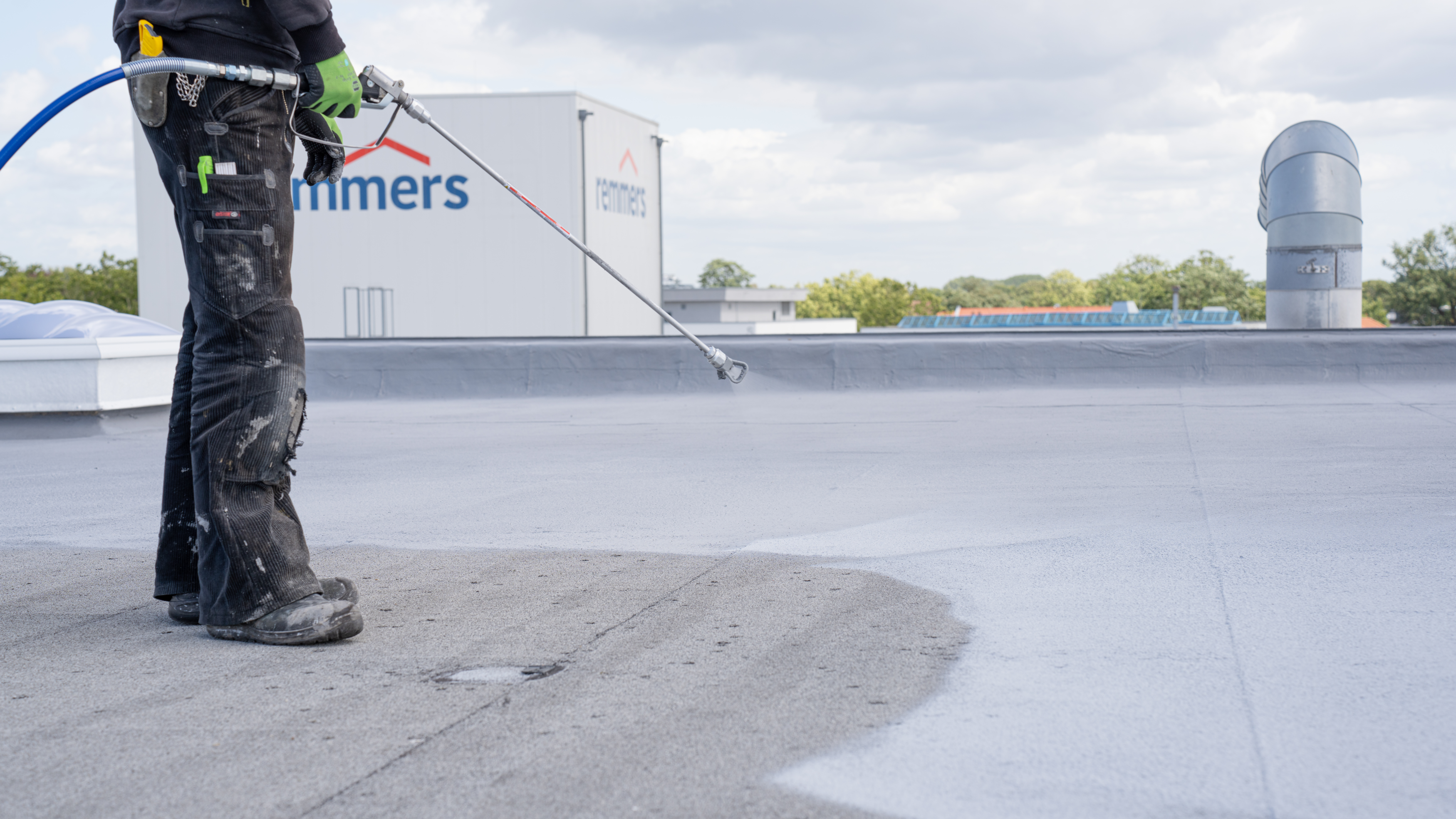 Flachdachabdichtung Halle F Remmers