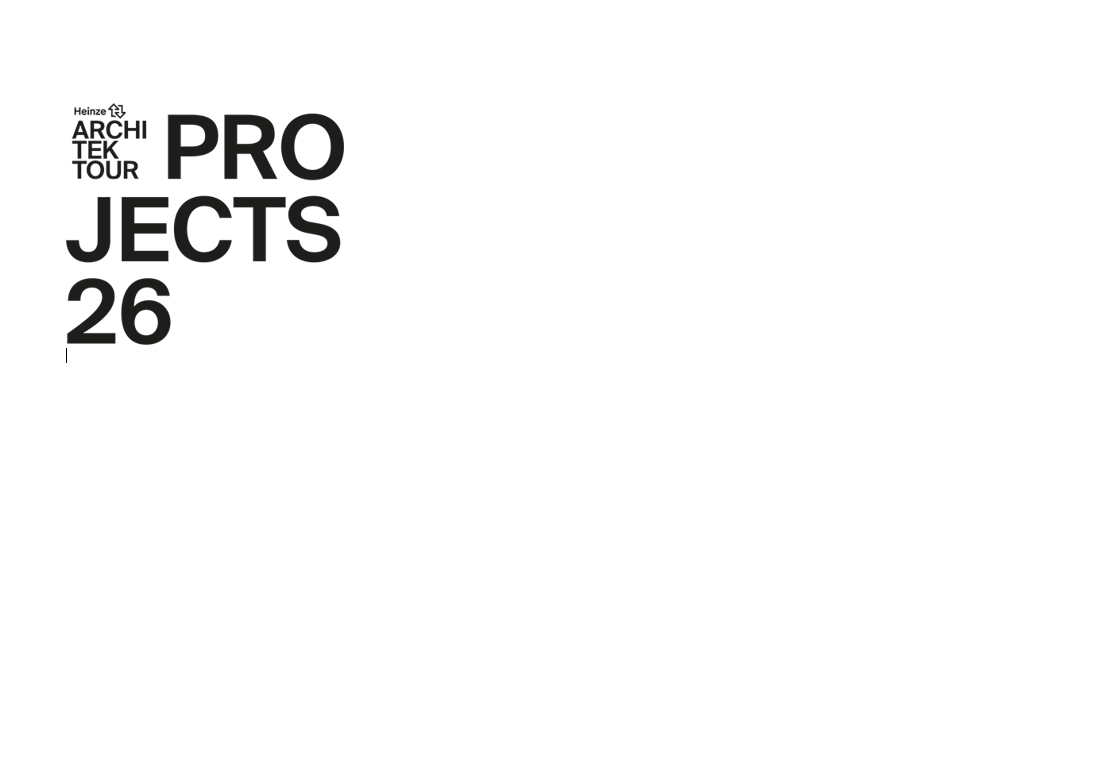 Heinze ArchitekTOUR 2026