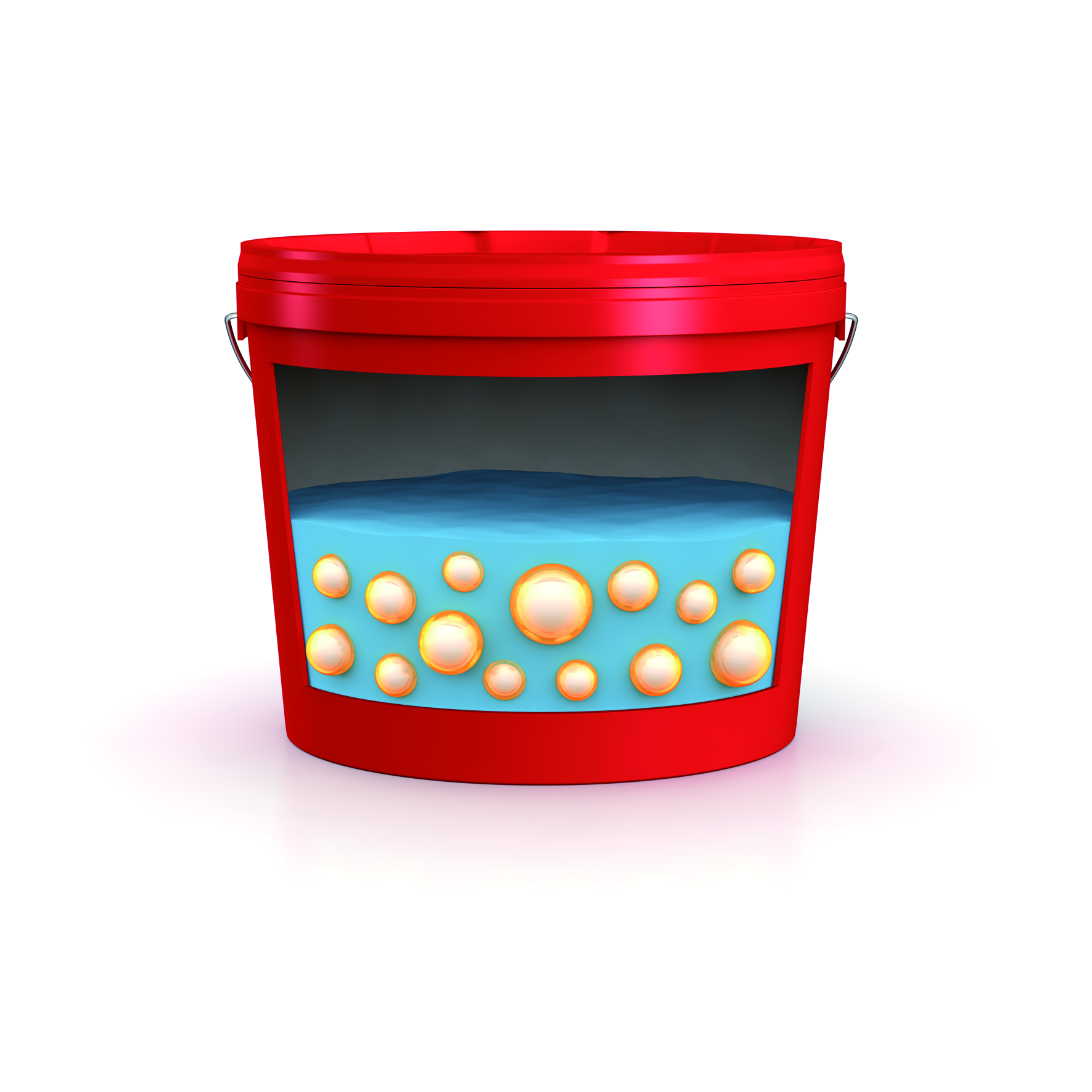 Wirkprinzip Herkömmliche Horizontalsperren auf Creme-Basis