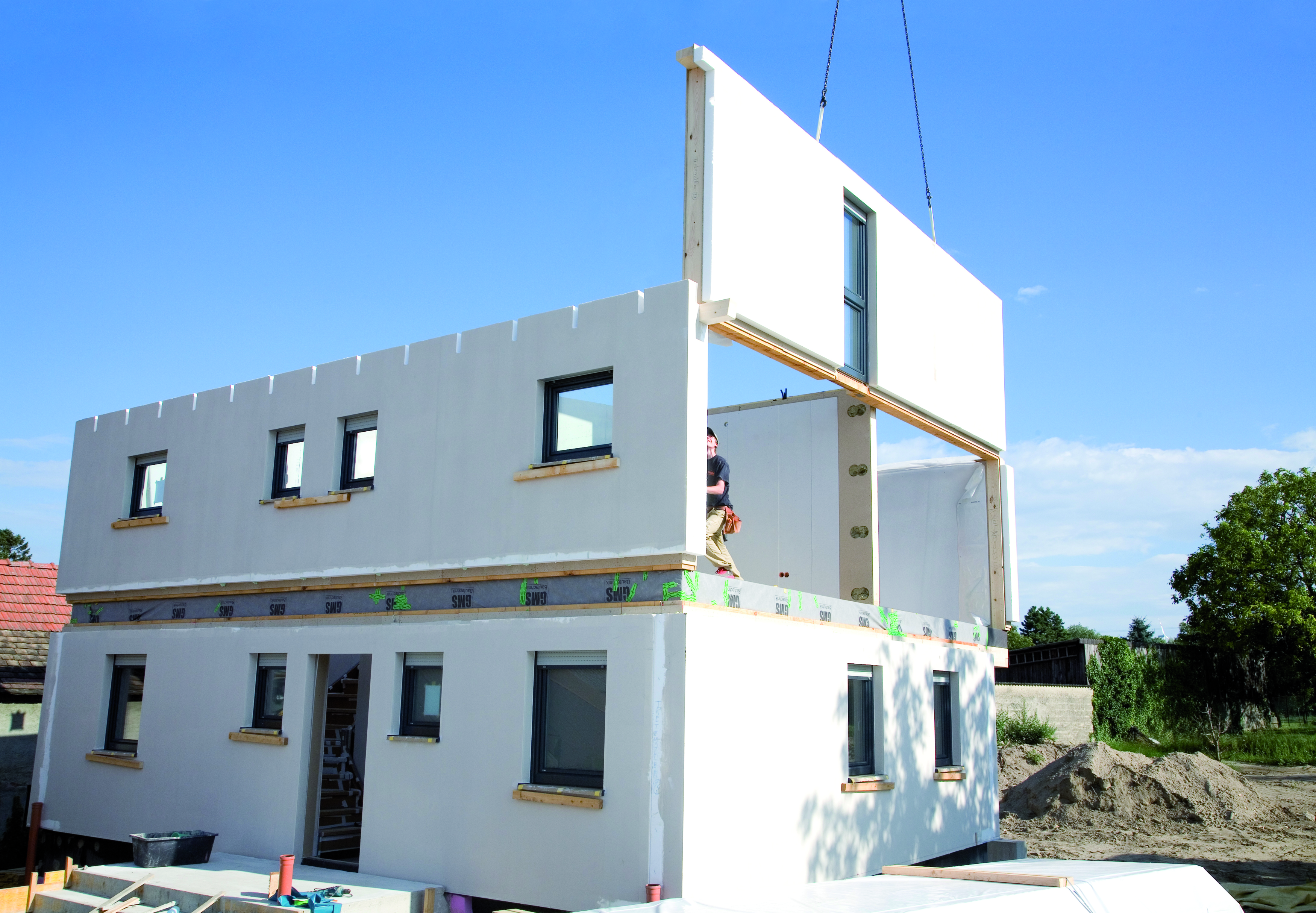 Neubau Baumodule Haus