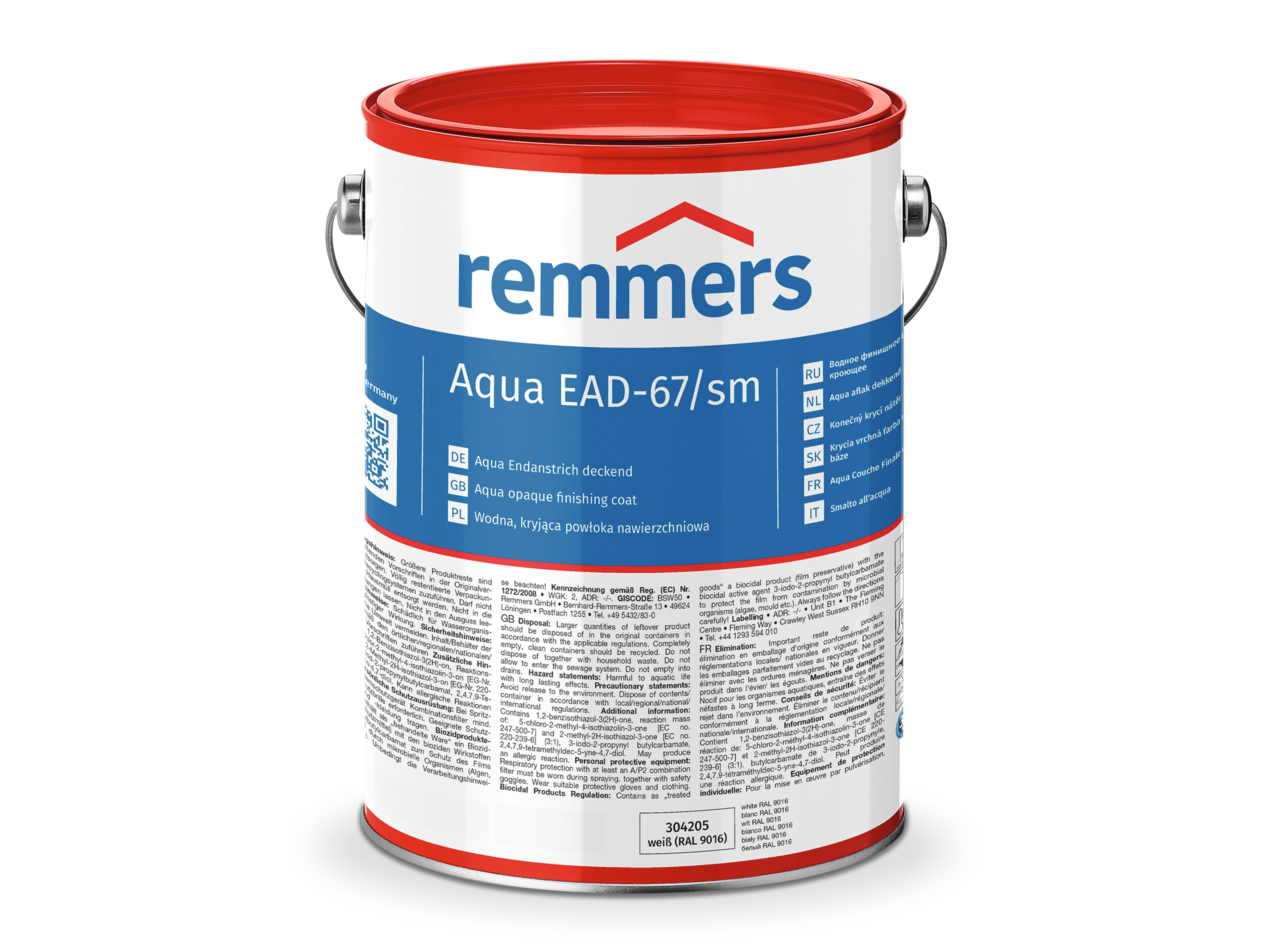 Aqua EAD-67/sm Aqua Opaque Finishing Coat