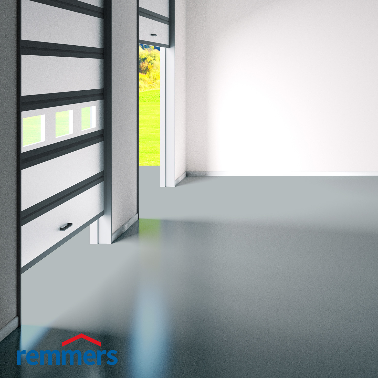 Kleine Halle mit Rolltoren