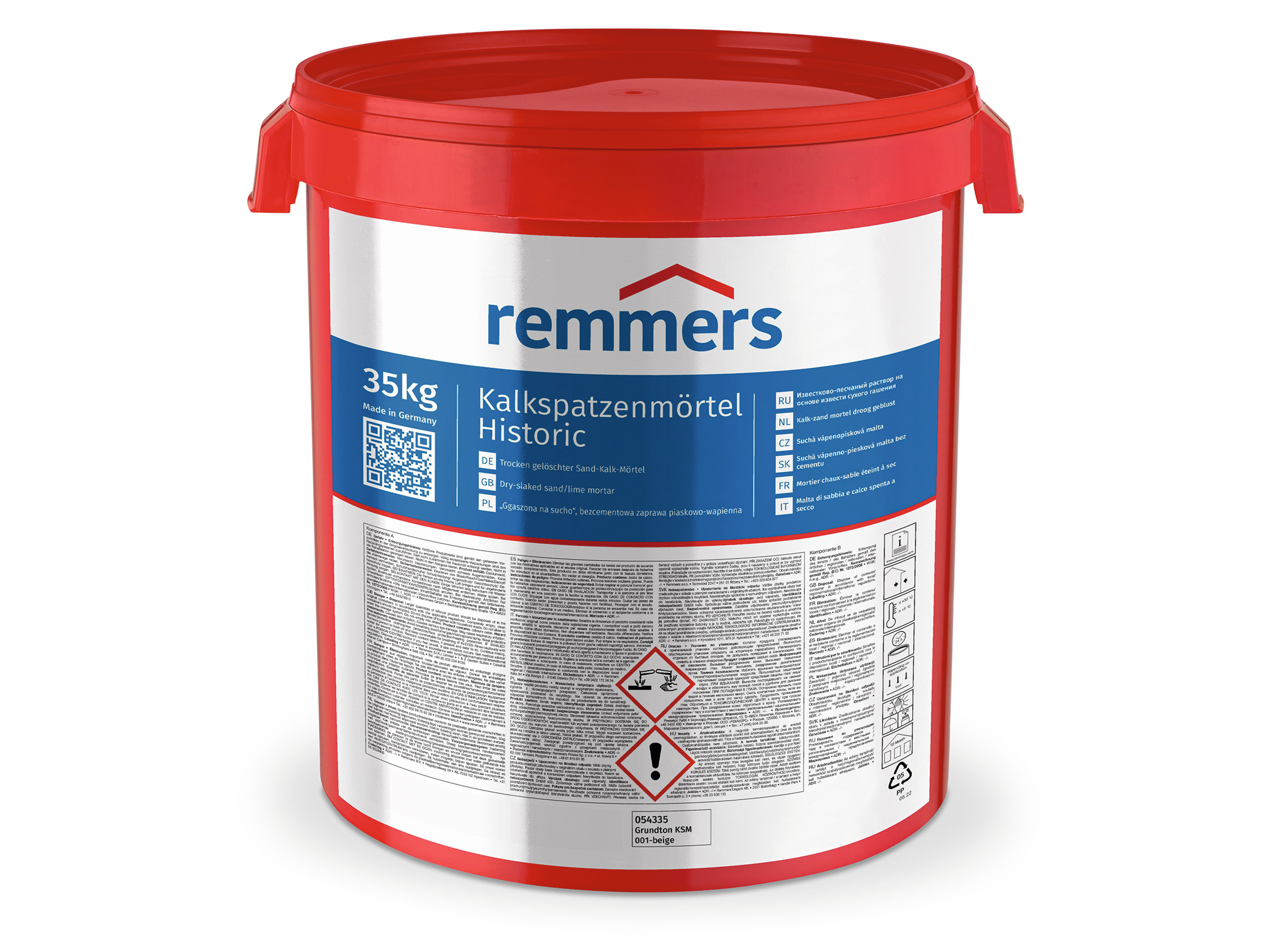 Historic Kalkspatzenmörtel