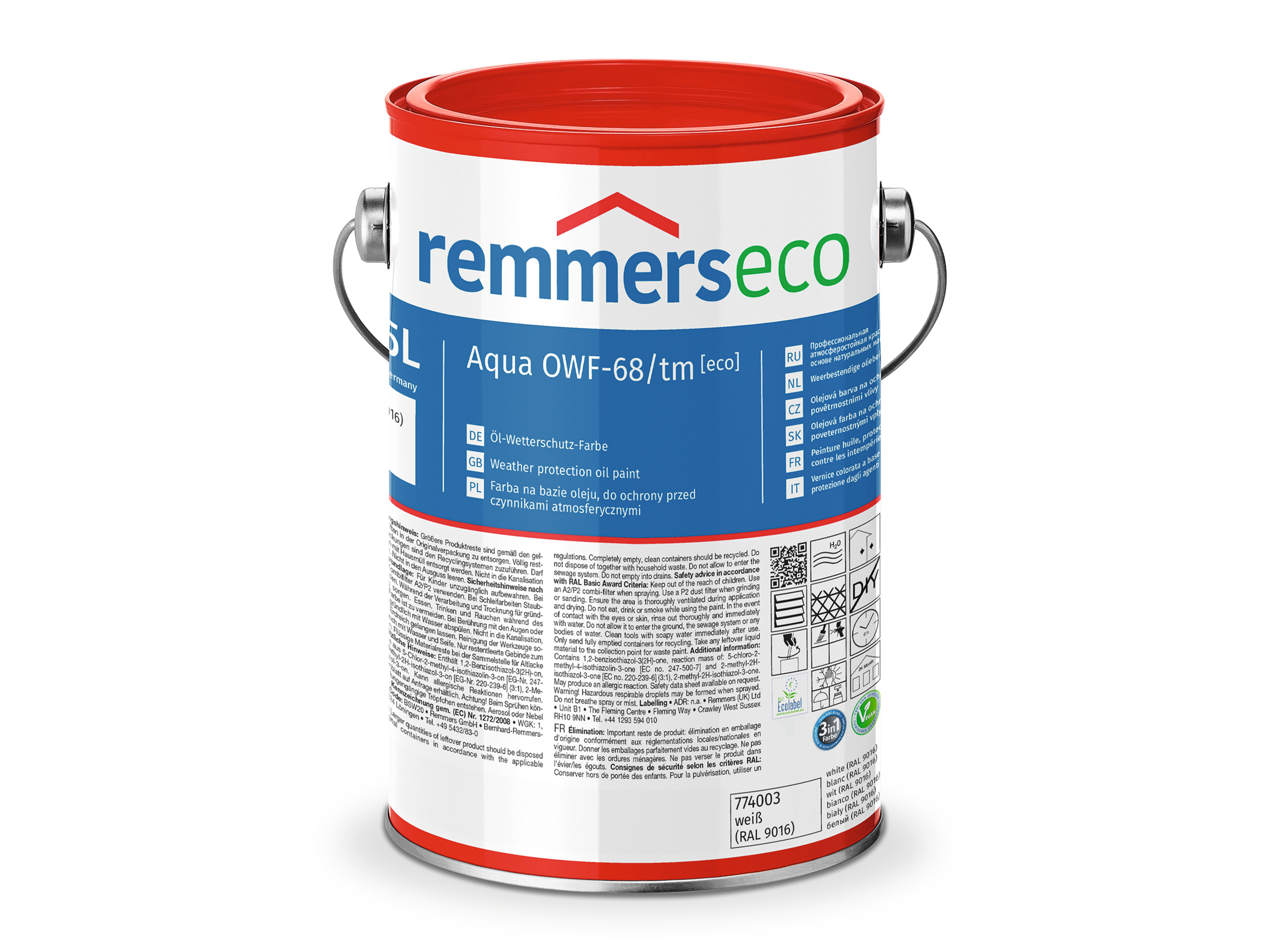 Aqua OWF-68/tm-Öl-Wetterschutz-Farbe