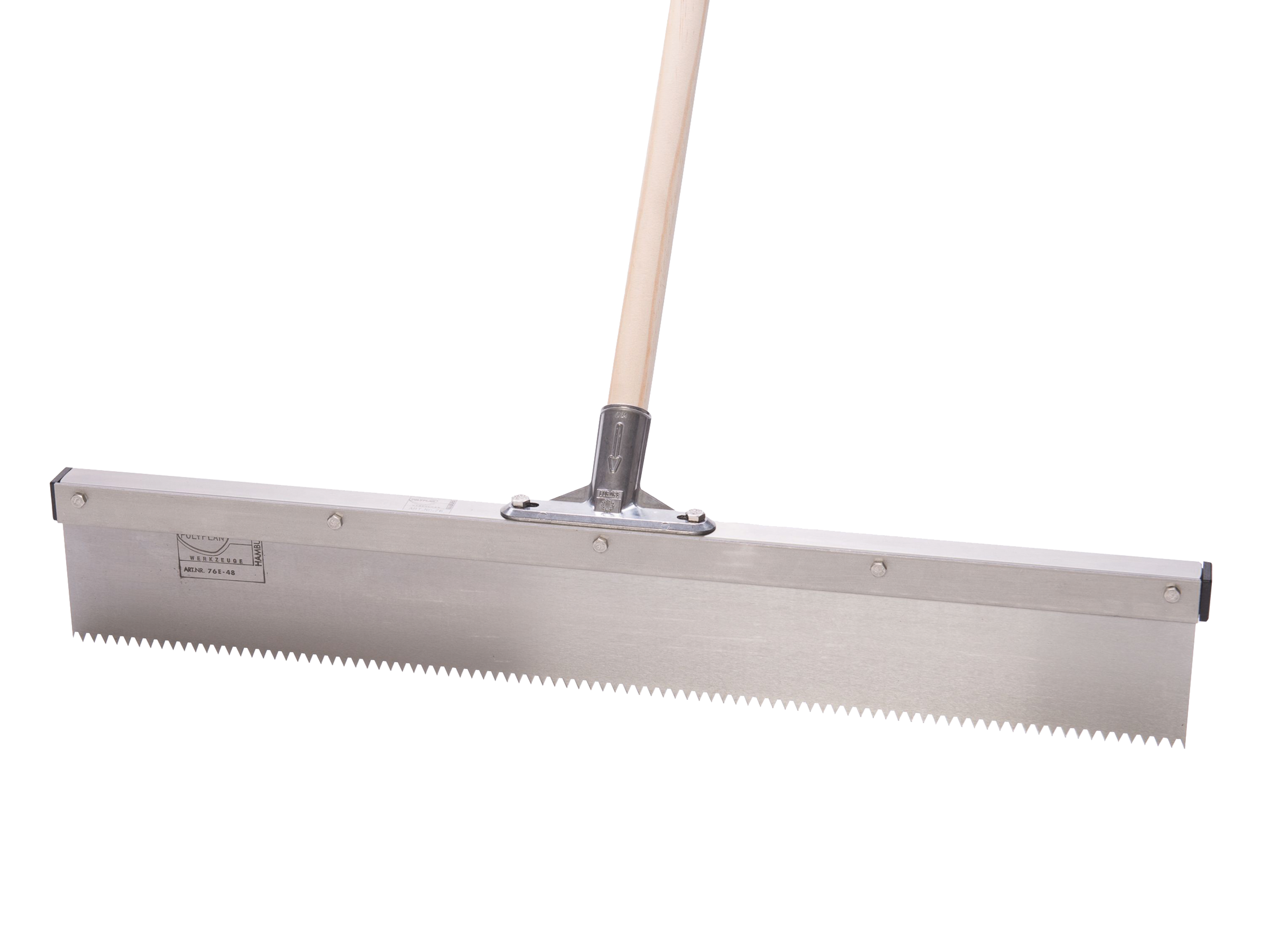 Holder for notched scraper