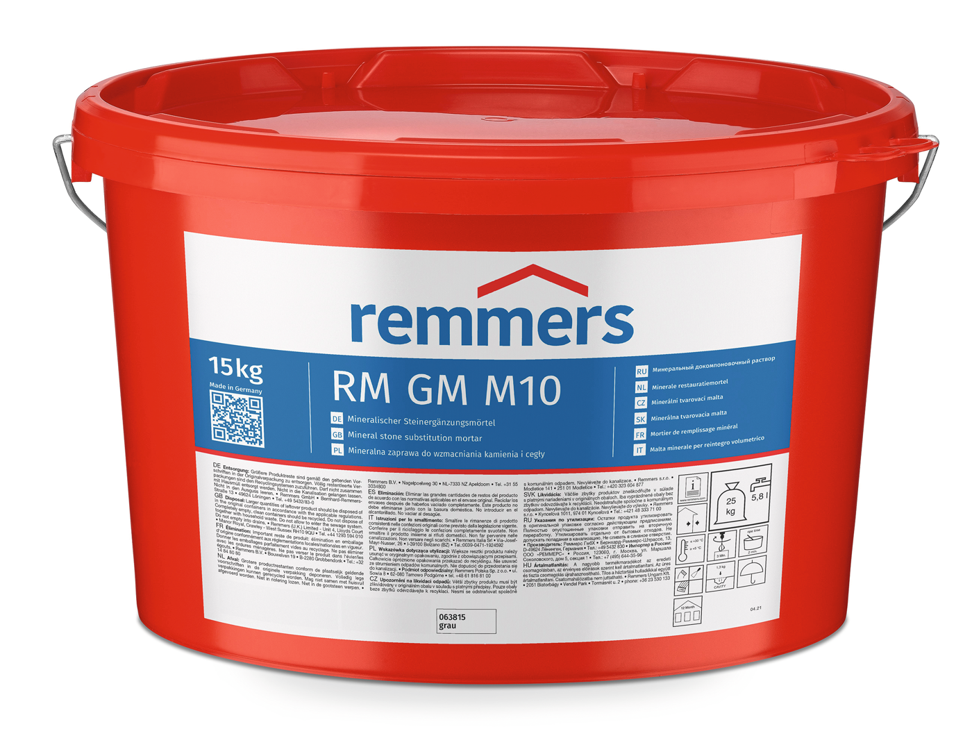 RM : Mortier de restauration minéral | Remmers