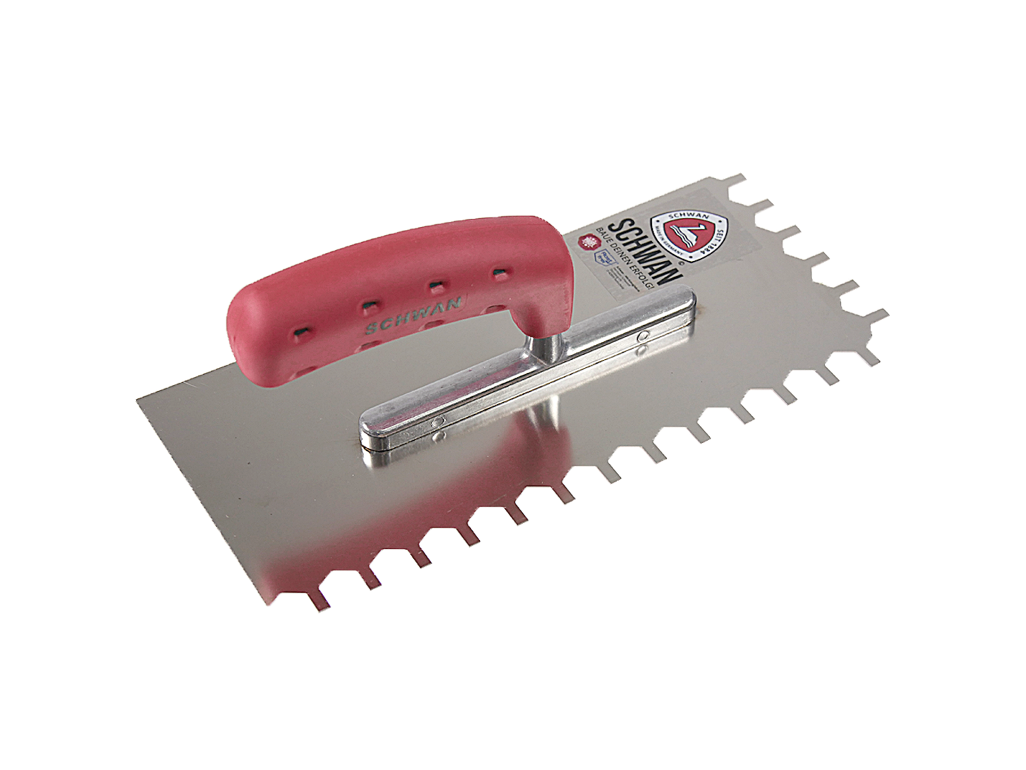 Smoothing trowel, toothed