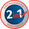 Button 2in1 Grundierung und Lasur Button 2in1 Grundierung und Lasur