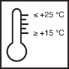 температура материала, окружающей среды и обрабатываемой поверхности от +15 °C до +25 °C