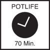 Pot life 70 min
