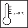 Application temperature: min. 8 °C