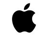 Apple Logo schwarz